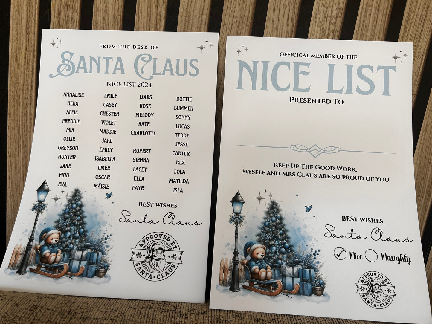 Nice list personalised